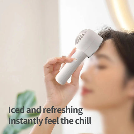 Handheld Mini Turbo Fan with 2000mAh Rechargeable Battery