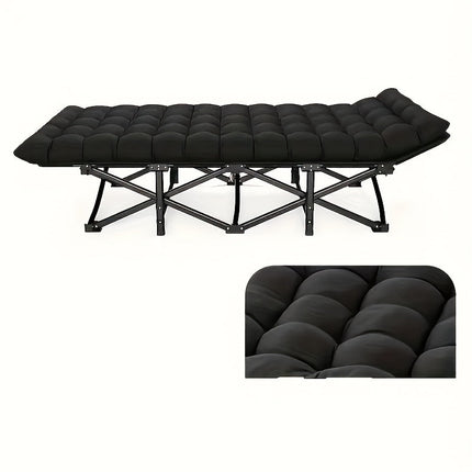 Foldable Outdoor Daybed with Mattress — Adjustable, Portable & Includes Carry Bag