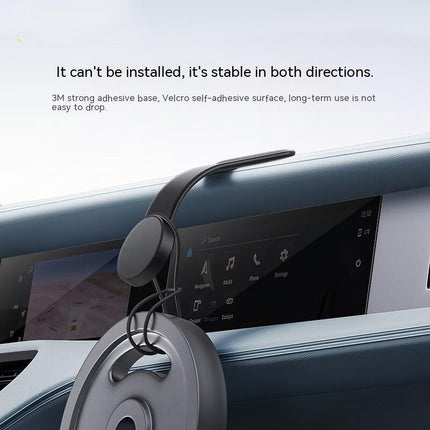 MagSafe Bendable Car Phone Holder — 15W Wireless Charging, 360° Rotation
