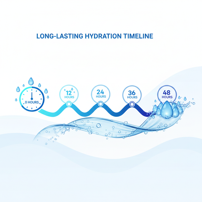 48-hour hydration timeline