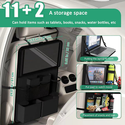 Car Seat Backrest Storage Bag — Waterproof, 42×62cm