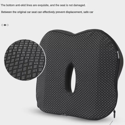 Cotton Seat Cushion & Lumbar Support Set — Ergonomic Comfort, 2 Colors
