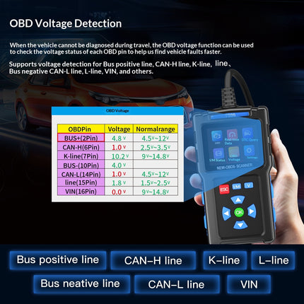 T200 Car Diagnostic Scanner — Read & Clear Fault Codes Instantly