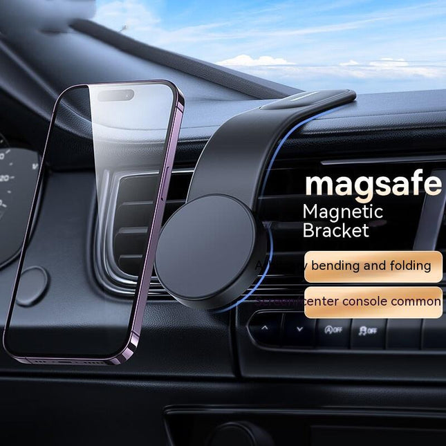 حامل هاتف للسيارة مرن بتقنية MagSafe - شحن لاسلكي بقوة 15 واط، دوران 360 درجة