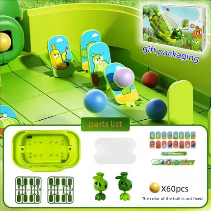Plants vs Zombies 2-Player Tabletop Shooting Battle Game – Interactive Family Toy for Kids & Adults