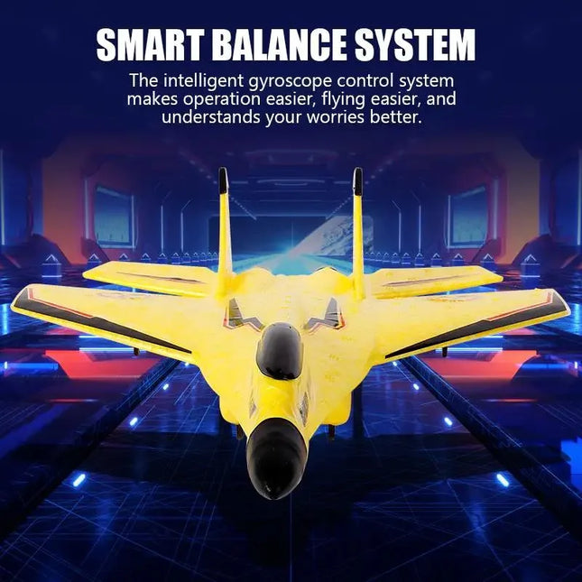 P320 RC Glider Airplane | 2.4G 2CH Hand-Throw Fixed Wing Foam Plane | 15–20 Min Flight | Blue, Red & Yellow