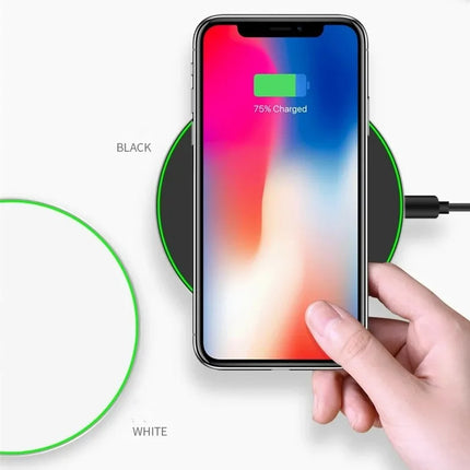 Wireless Charger Kit – 15W Fast Charging Pad + Receiver for iPhone & Android