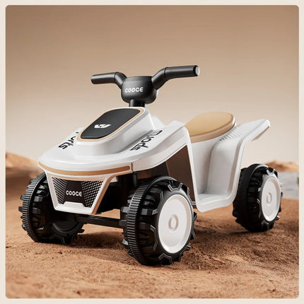 Kids Electric Beach Ride-On Car – 4-Wheel ATV with LED Lights, Music & 24V Rechargeable Battery