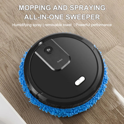 Donirt Smart Robot Vacuum & Mop Cleaner — Dry/Wet Mopping, Humidifying Spray, UV Light | White, Black, Red