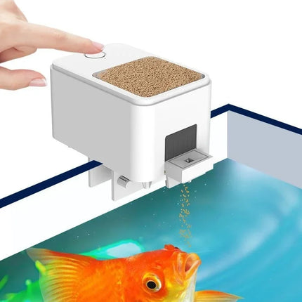 Smart Automatic Fish Feeder – WiFi App & Voice Control, Auto Timer Dispenser