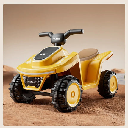 Kids Electric Beach Ride-On Car – 4-Wheel ATV with LED Lights, Music & 24V Rechargeable Battery