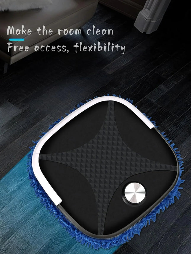 Smart Cordless Mopping Robot — Dry & Wet Modes, 120-Min Runtime, White & Black