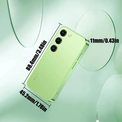 هاتف SOYES S26 Mini الذكي — شاشة 3 بوصات بنظام Android 8.1، شريحتين، 2 جيجابايت + 16 جيجابايت، بطارية 1000 مللي أمبير، منفذ Type-C | أسود وأخضر