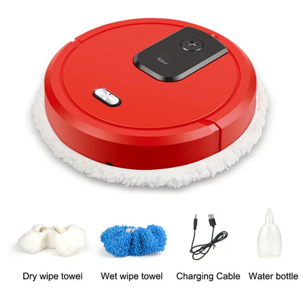 Donirt Smart Robot Vacuum & Mop Cleaner — Dry/Wet Mopping, Humidifying Spray, UV Light | White, Black, Red