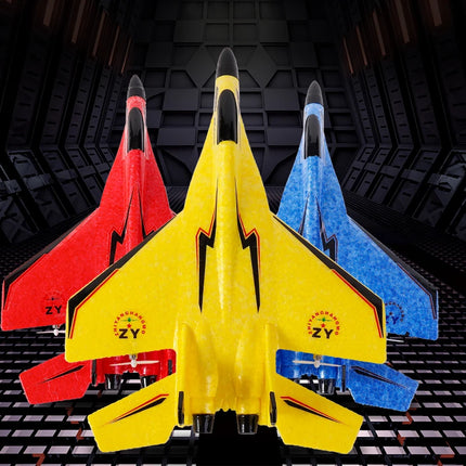 P320 RC Glider Airplane | 2.4G 2CH Hand-Throw Fixed Wing Foam Plane | 15–20 Min Flight | Blue, Red & Yellow
