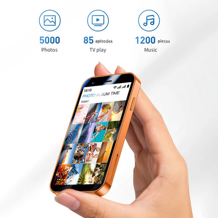 SOYES A17 Mini Smartphone — 3" Android 8.1, Dual SIM, 2GB+16GB, Type-C | Blue, Orange, Black, Silver