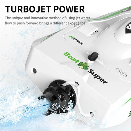 TX768 RC Speedboat | 2.4G Brushless High-Speed Remote Control Boat 45km/h | White & Blue