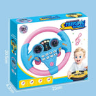 Baby Simulation Steering Wheel Toy – Musical Learning Toy for Infants & Toddlers | Blue & Yellow