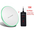 Wireless Charger Kit – 15W Fast Charging Pad + Receiver for iPhone & Android