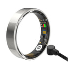 Smart Health Ring — Heart Rate, Sleep & Blood Oxygen Monitor, 5ATM Waterproof | Silver, Black, Gold