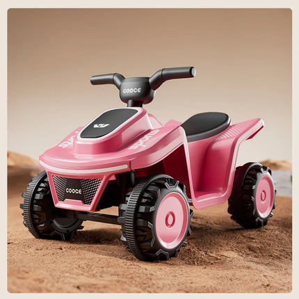 Kids Electric Beach Ride-On Car – 4-Wheel ATV with LED Lights, Music & 24V Rechargeable Battery