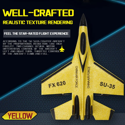 RC Mini Fighter Jet Foam Glider | RX620, J20 FX630 & SU57 FX657 | 2.4G Remote Control Airplane for Kids & Beginners