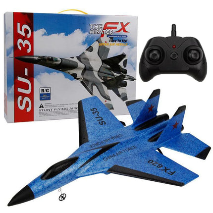 RC Mini Fighter Jet Foam Glider | RX620, J20 FX630 & SU57 FX657 | 2.4G Remote Control Airplane for Kids & Beginners