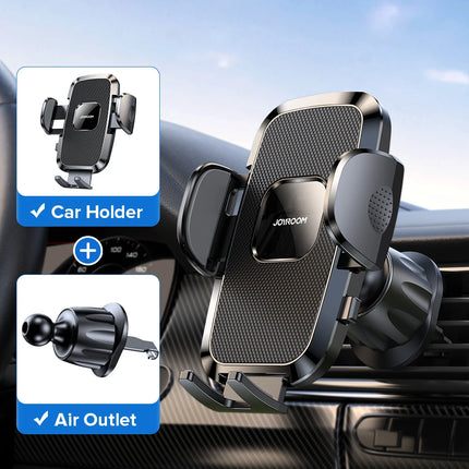 Car Phone Holder 360° View — Dashboard, Air Vent & Curved Rod Mount | Universal 4.7–6.7" | JR-ZS259