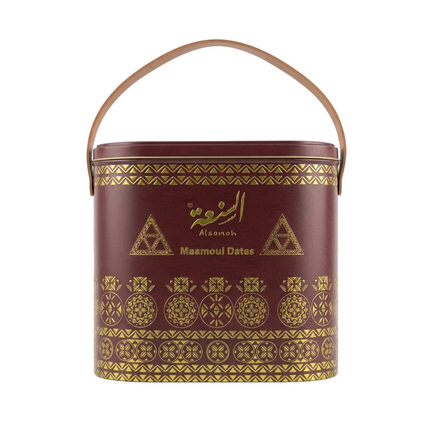 Alsanah Maamoul Dates tin with carry handle