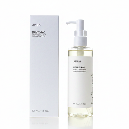Anua Heartleaf Cleansing Oil Pure White Background