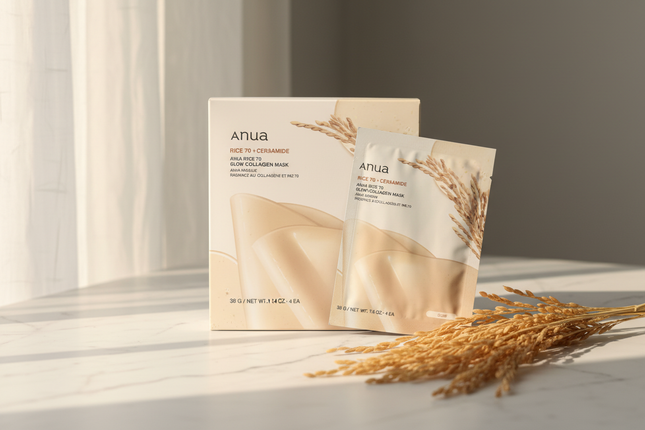 Anua Rice 70 Glow Mask - Lifestyle