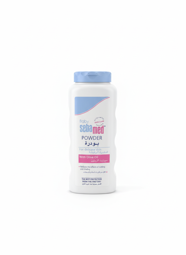 Baby Powder White Background