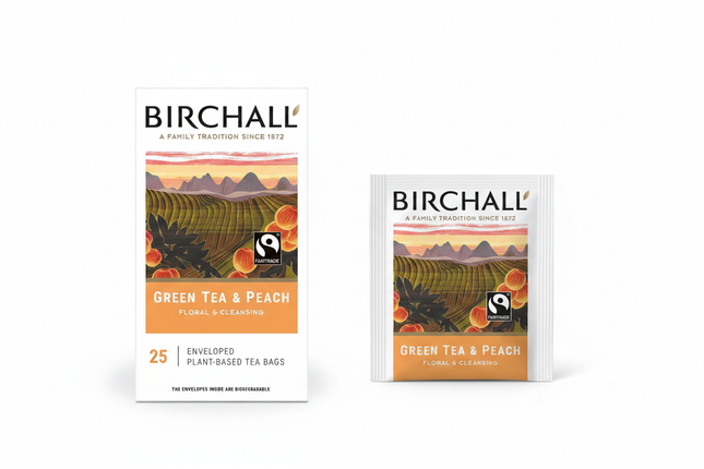 Birchall Green Tea & Peach - Clean Product Shot