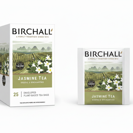 Birchall Jasmine Tea - Box & Envelope