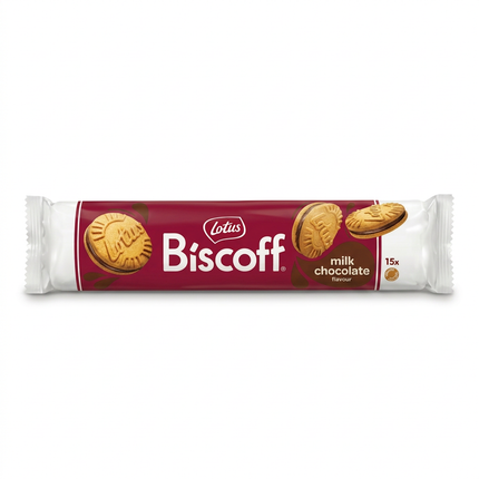 Biscoff milk chocolate front image in the previous style