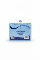 Blue Disposable Hairnets - Clean Background