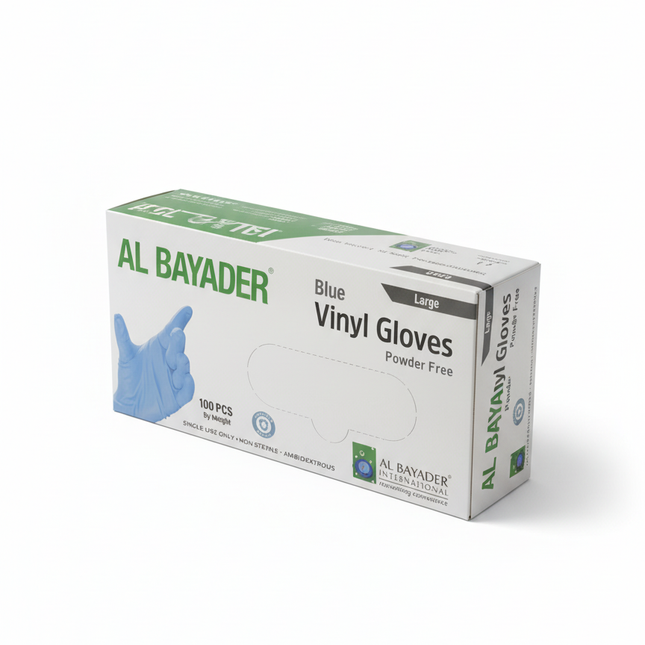 Blue Vinyl Gloves Product