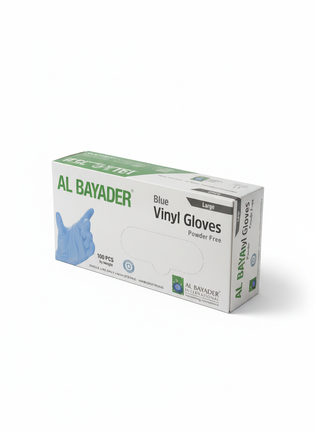 Blue Vinyl Gloves Product