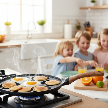 Breakfast Pan - Fun Lifestyle with Actual Product