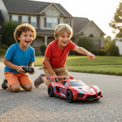 Brothers Racing R/C Car Outdoors