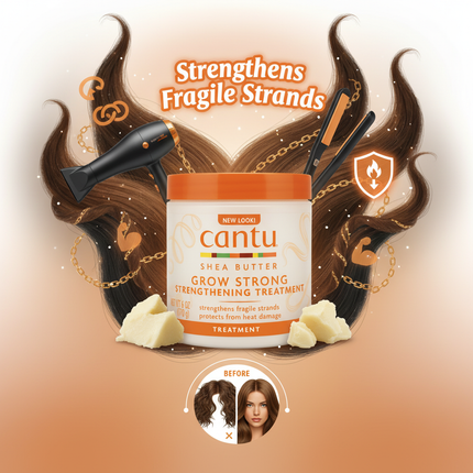 Cantu Grow Strong - Integrated Lifestyle + Infographic