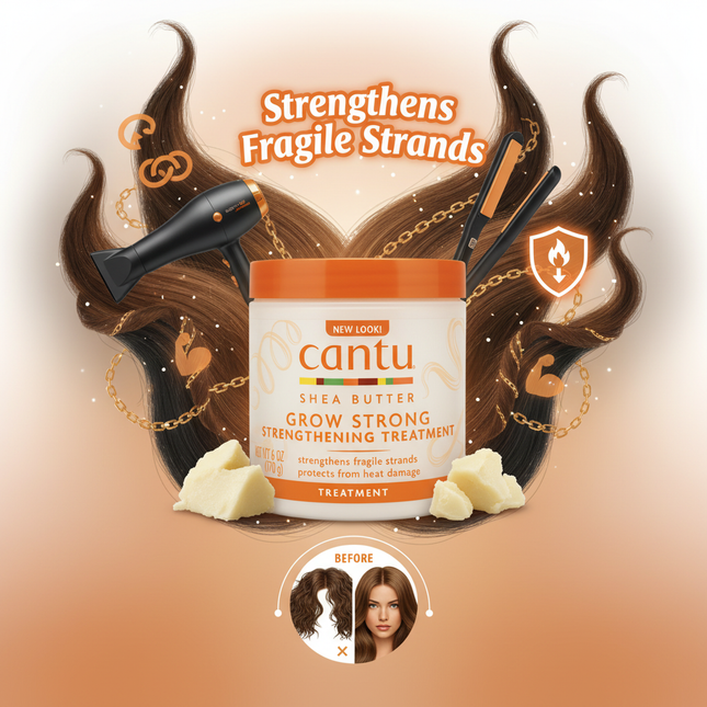 Cantu Grow Strong - Integrated Lifestyle + Infographic