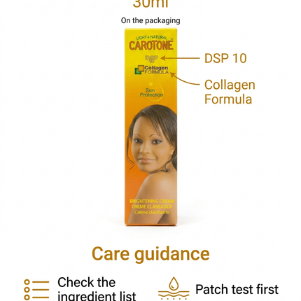 Carotone 30ml product information image