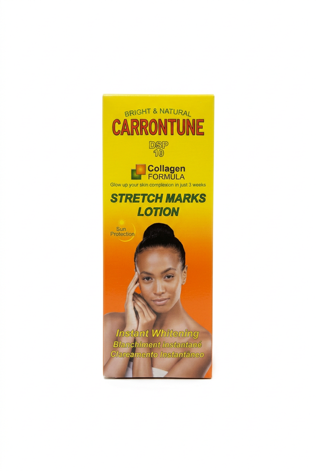 Carrontune Stretch Marks Lotion packaging shot