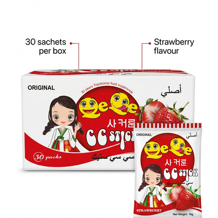 CC Stick Strawberry info image with single sachet