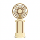 Creative handheld fan on a pure white background