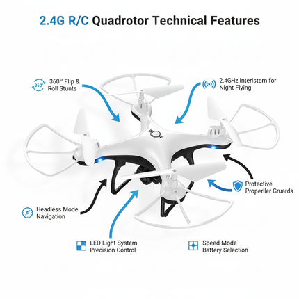 Drone features diagram