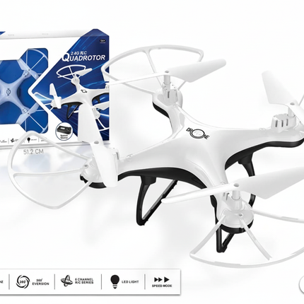 Drone with packaging - codes removed