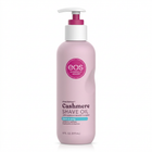 eos shave oil front shot preserving the bottle’s real dent and original shape