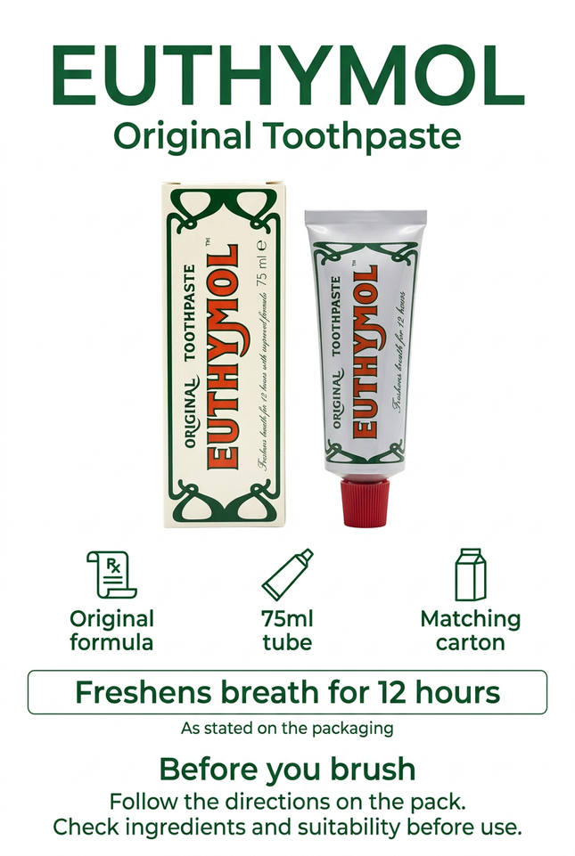 Euthymol Original Toothpaste information image